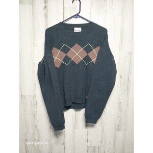 Taylor Swift Red (Taylor's Version) Argyle Sweater Size Large All Too Well